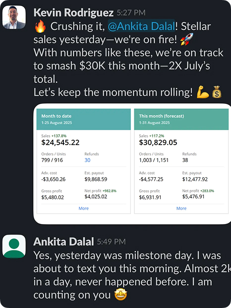 Hitting 100% MoM Growth!